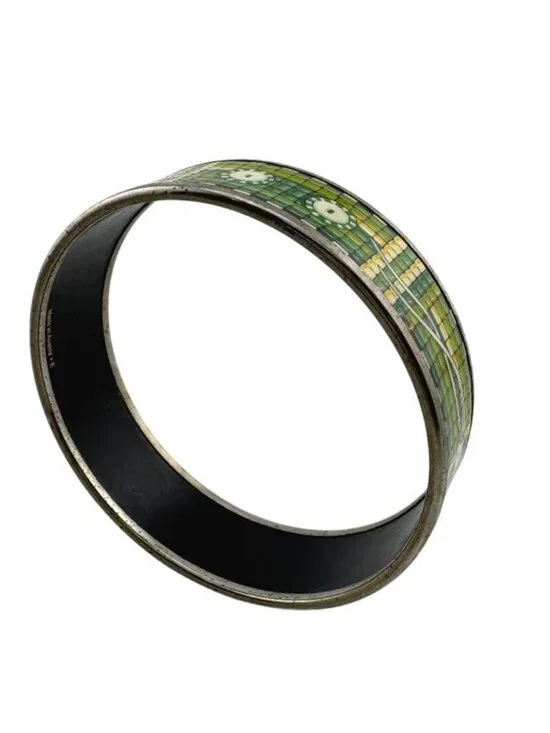 Hermes Cloisonne Bracelet Enamel GM Bangle - Picture 4 of 8